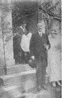 1922 le 21 Sept - Vidouze - Mariage Valentine avec Edouiard Loubiere - Avec son Pere René & Georges Ancely  -063