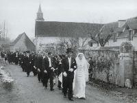 1937 Dec_   Denguin - Mariage  Linou  Fouga - Jean Balmary -006