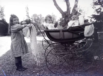 1907-Valentine Ancely, Marguerite Garipuy, Georges Ancely a Vidouze